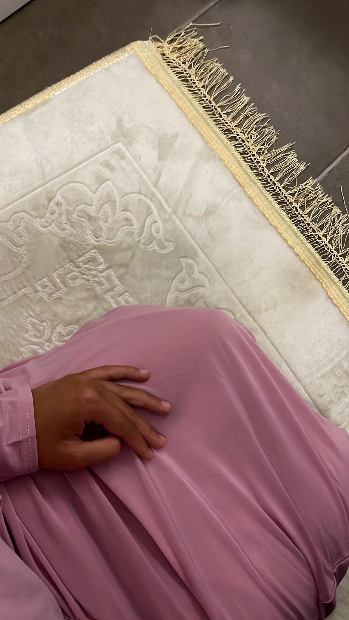 ROBE DE PRIÈRE ROSE